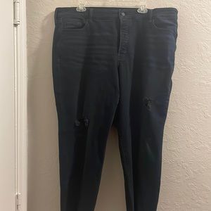 Old Navy Distressed Black Jeans